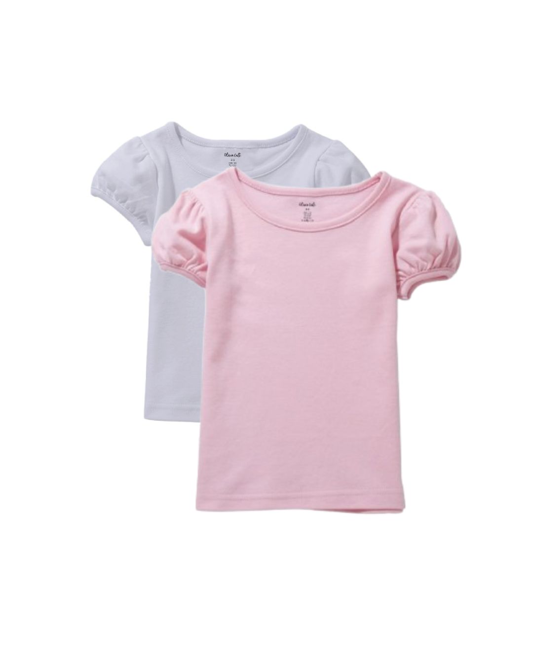 Girls Puff Sleeve T-Shirt, 100% Cotton